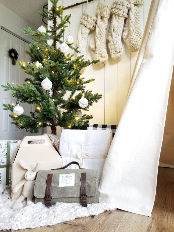Linen throw blanket Holiday Gift Guide by Cynthia Harper